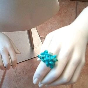 Turqoise stretch ring